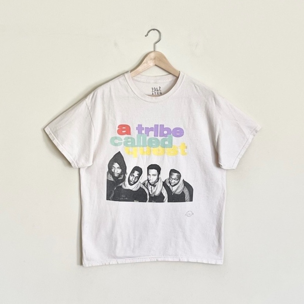 A Tribe Called Quest Group Graphic Off White Hip Hop Rap Band T Shirt Adult M/L